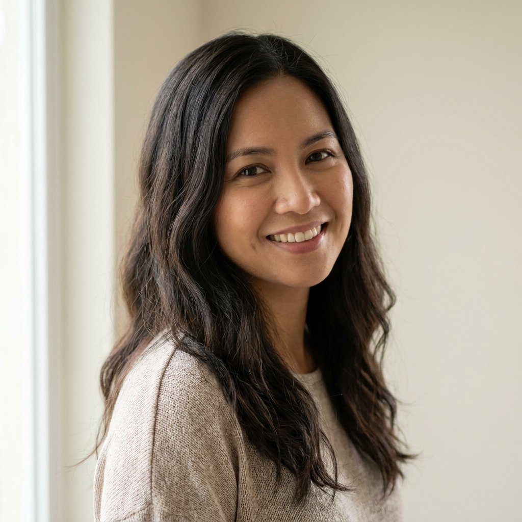 Member — Filipina woman with long dark hair
