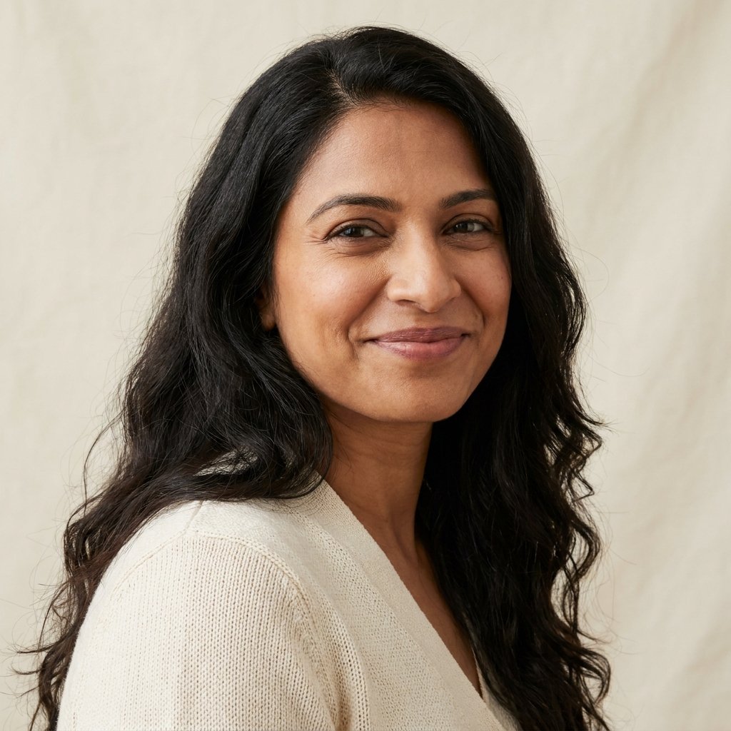 Member — South Asian woman with long hair